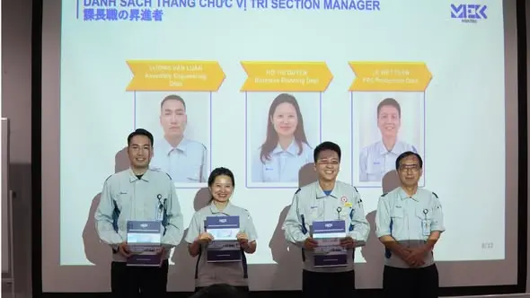 LỄ THĂNG CHỨC THÁNG 10 TẠI MEKTEC